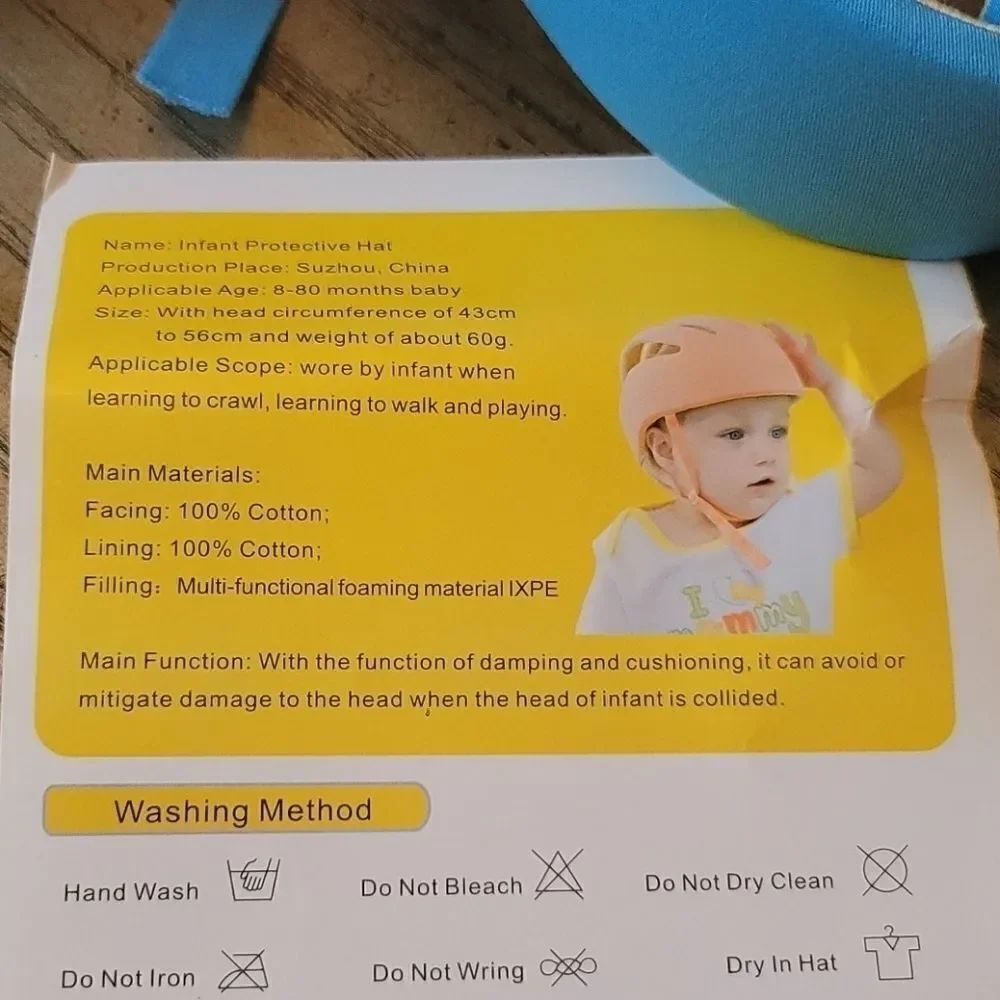 Infant protective hat NWT 💙 - Picture 5 of 5